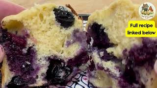 Easy, Fluffy Blueberry Muffins That Disappear Fast! 🫐