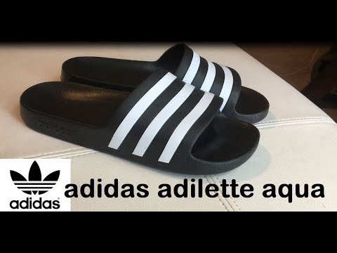 adilette slides aqua