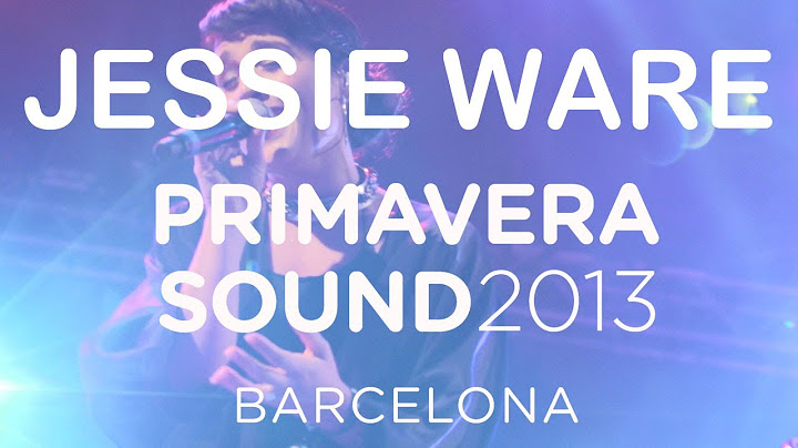 Jessie Ware Performs "Imagine It Was Us" - Primavera 2013