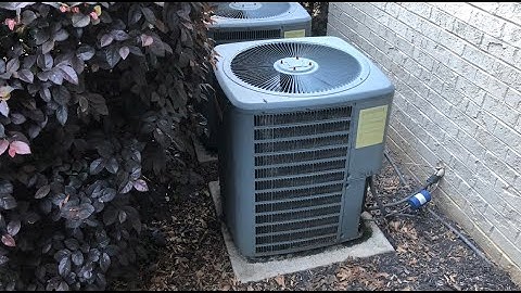 My Goodman Central A/C w/ Scroll Compressor Starting Up