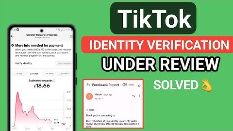 TikTok Identity Verification Under Review | How To Fix 👌 | Live Proof