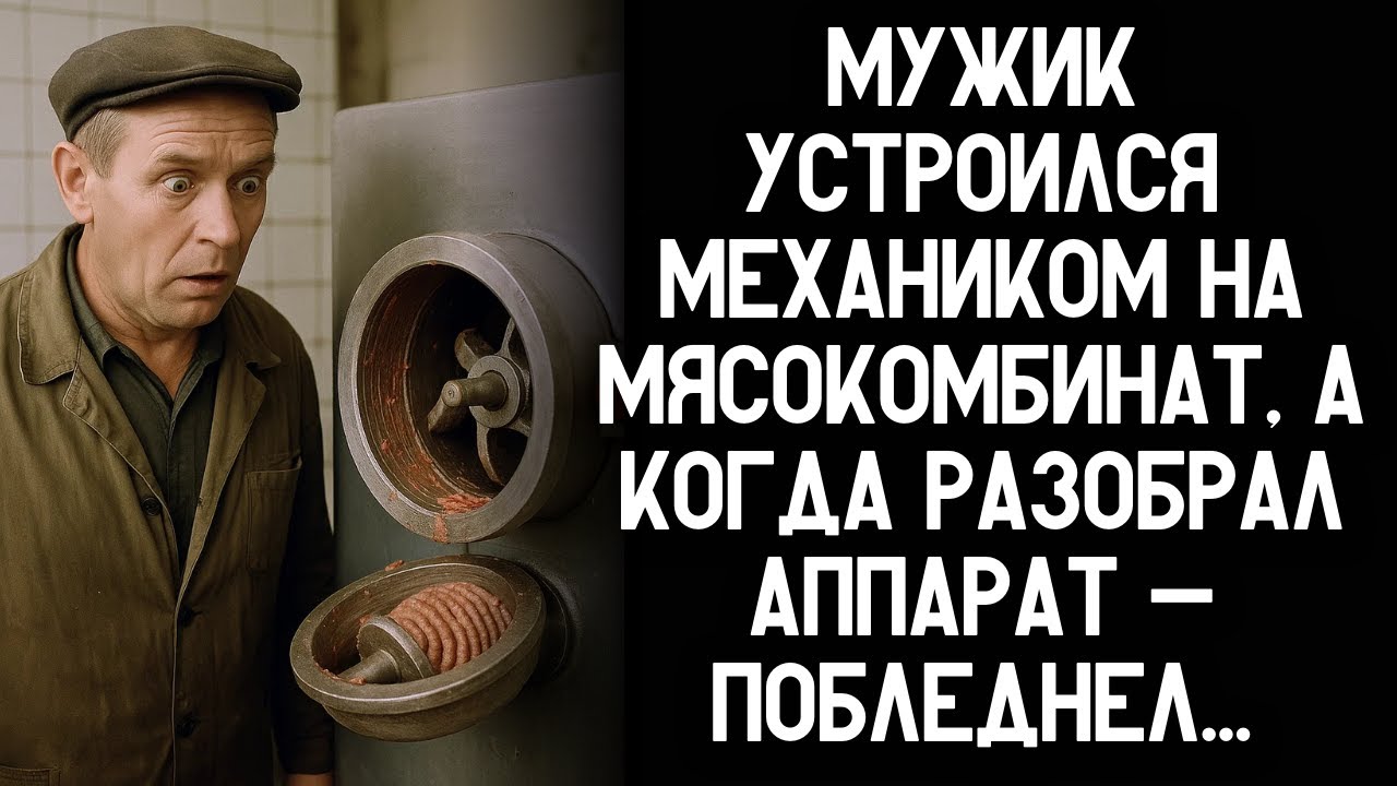 Механик разобрал мясорубку на комбинате — а когда увидел находку, побледнел…