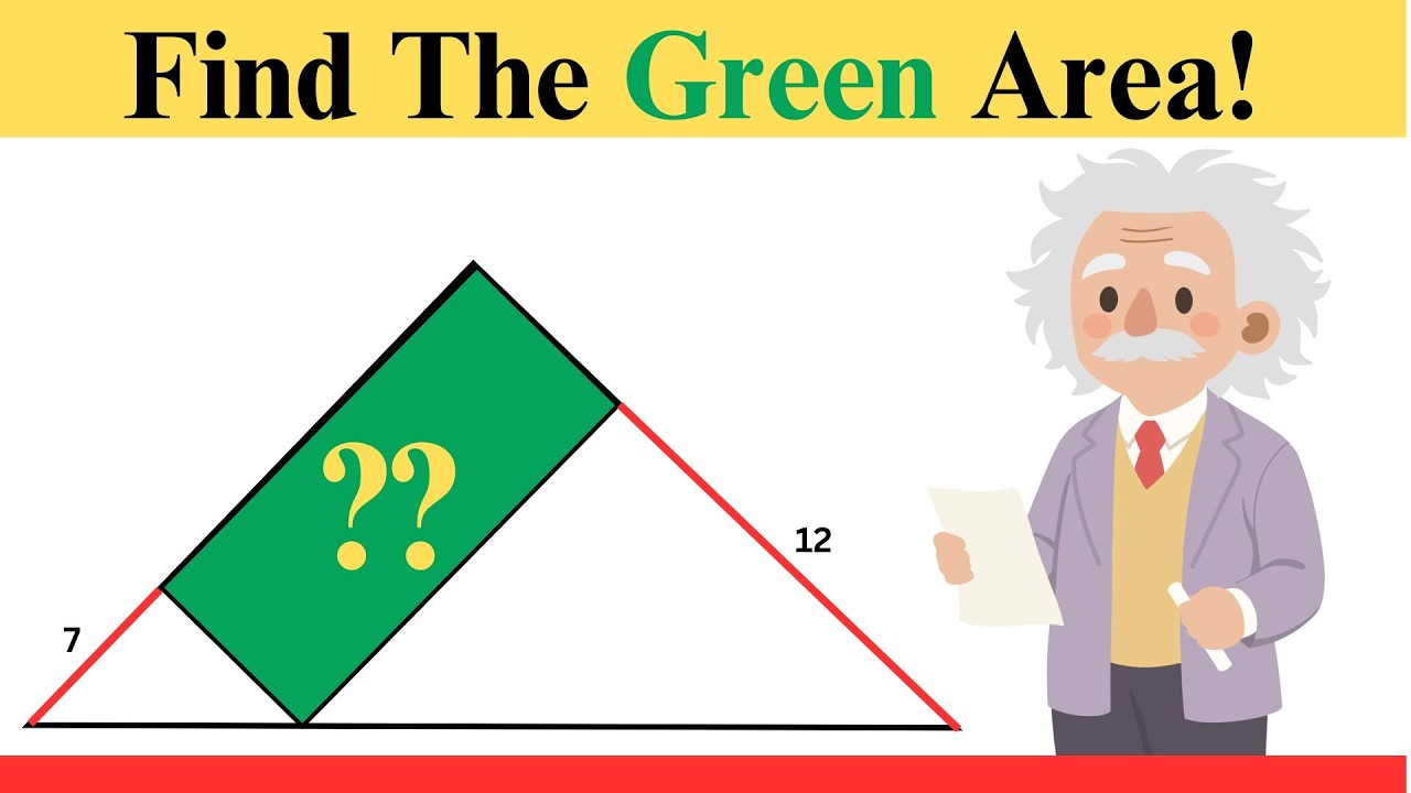 This Geometry Secret Will Surprise You l Rectangle Inside a Triangle l ...