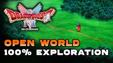 Dragon Quest 1 HD-2D Remake - Open World + Secret Spots 100% Exploration Guide (All Items, Chests..)
