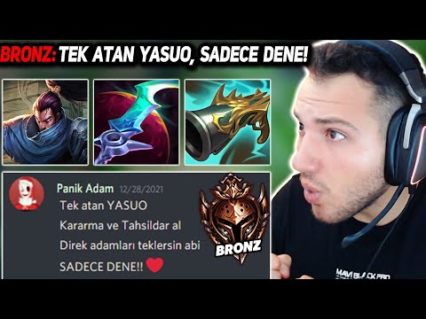 Bronz İzleyicimin Tek Atan Yasuo Buildi ile PENTA Attım! | Sizden Gelenler | KassadinsCreed