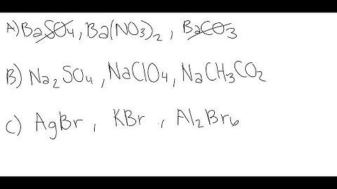 Predict which compound is soluble in water. CoBr_2 ZnCO_3 AgBr BaSO_4