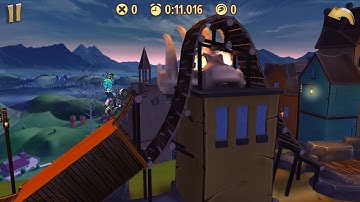 Trials Frontier WRs - [SAME AS WR] Haunted Ramps / Donkey (19.399) by RU-DarkNex-TFG (iOS)