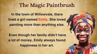 Learn English Through Story 🔥|| Beginner Level || The Magic Paintbrush || English Made Easy