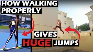 how WALKING well helps you jump further & run faster.