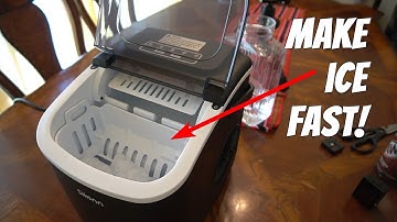 Silonn aanrecht ijsblokjesmachine review - 9 ijsblokjes klaar in 6 minuten