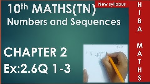 10th maths Chapter 2 Exercise 2.6 question 1-3. TN New Syllabus. Sum of Arithmetic progression.