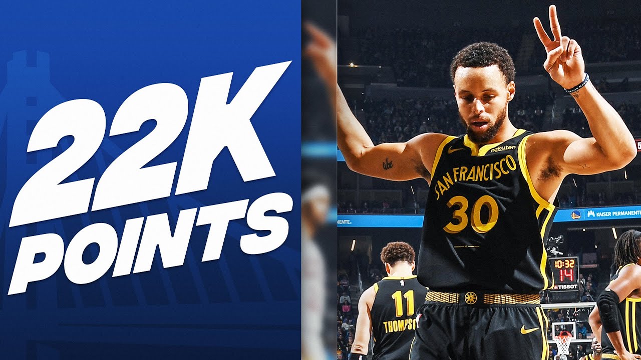 Stephen Curry Reaches 22,000 Career Points! | November 11, 2023