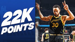 Stephen Curry Reaches 22,000 Career Points! | November 11, 2023