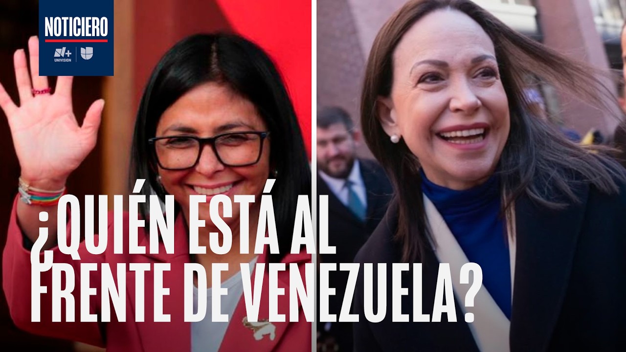 Trump se reúne con María Corina Machado mientras EEUU reconoce a Delcy Rodríguez