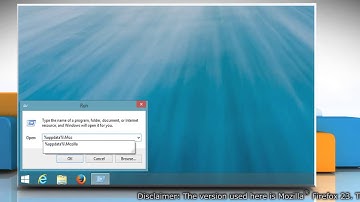 How to recover lost Bookmarks in Mozilla® Firefox on a Windows® 8.1 PC