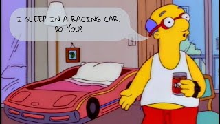 The Simpsons - I sleep in a racing car, do you?