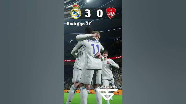 RODRYGO REAL MADRID 3 vs 0 BREST | Champions League 24/25 #matchfootball #fypage #footballedit