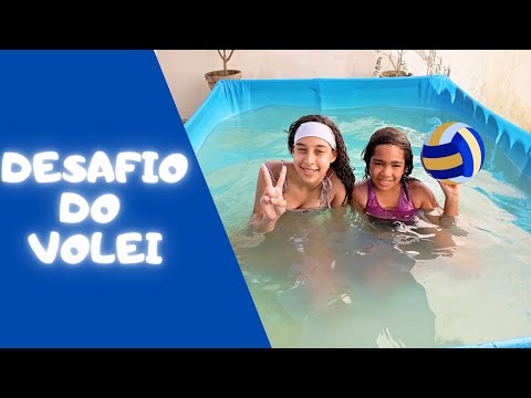 Desafio do Vôlei na piscina