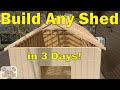 99  diy shed  complete instructions  best tutorial there is