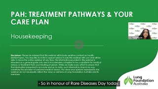 PAH: Treatment pathways and your care plan