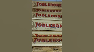 TOBLERONE SHORT #asmr #shorts #viral #trending #chocolateasmr #toblerone #hazels.channel3293 #yummy