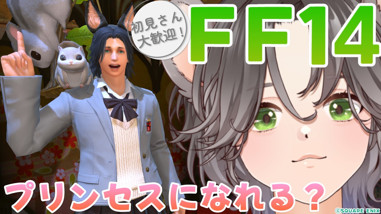【FF14】みんなに挨拶しつつ、プリンセスデー！プリンセスになれるってコト…！！？？
