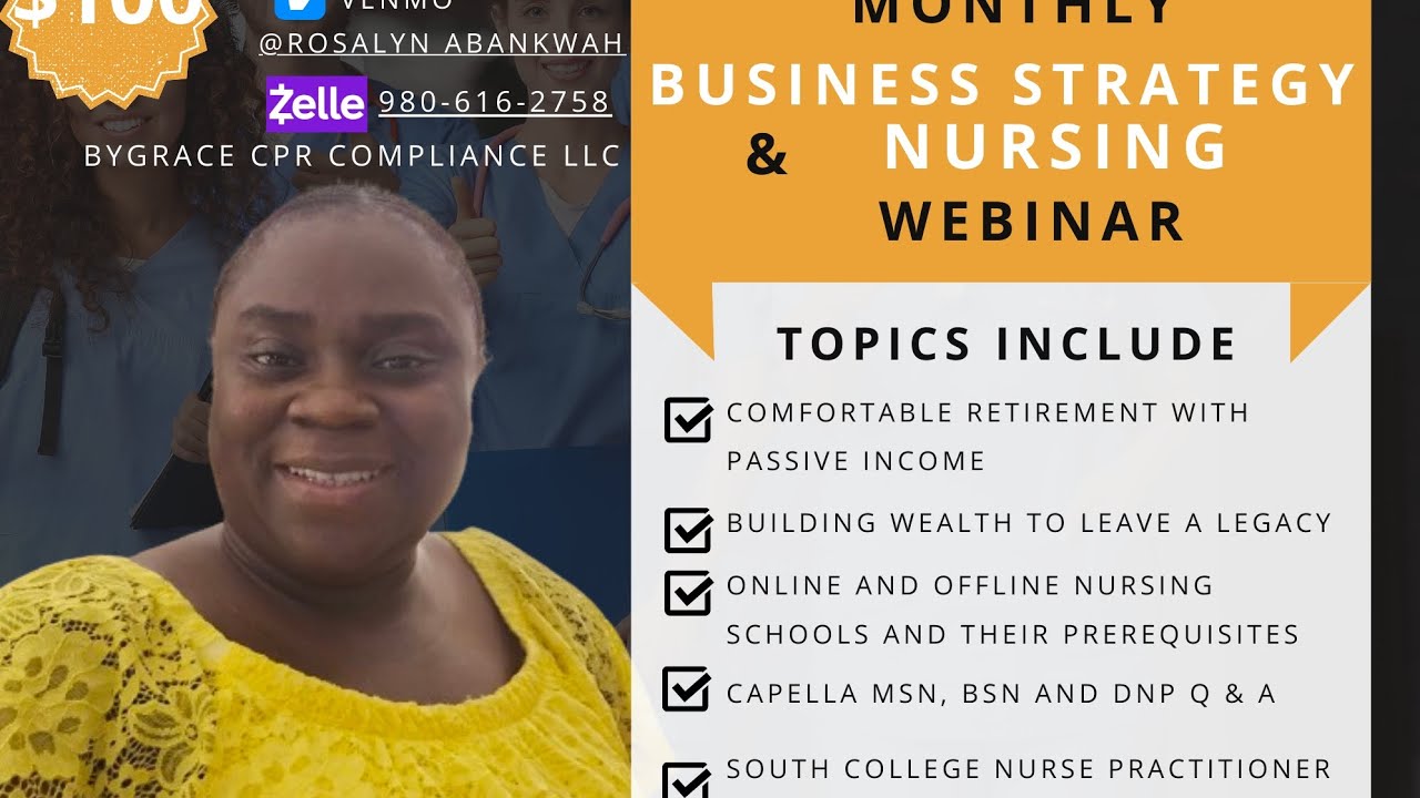 Join Wealth Building & Nursing Education Webinar!!!