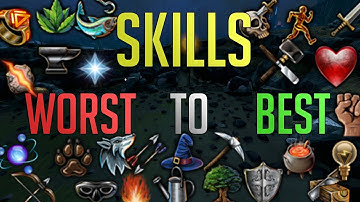 Runescape 3 - Skills Ranked Worst to Best