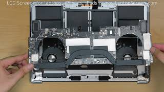 Apple MacBook Pro 15 Model A1707 Teardown and Touch Bar replacement guide.
