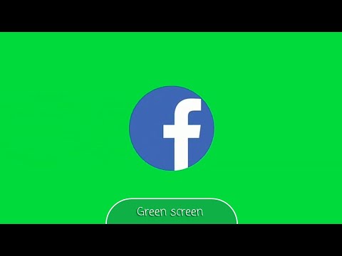 Circle facebook green screen animation @snowy9999