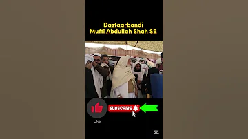 Dastaarbandi With Mufti Abdullah Shah SB Shorts Shortsfeed Trending Bayan 