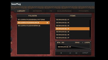 SwarPlug 4 VST Plugin: The Library Panel