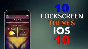 TOP 10 Lockscreen Themes To Your iphone ios 10-10.2 |  yalu Jailbreak Compatible