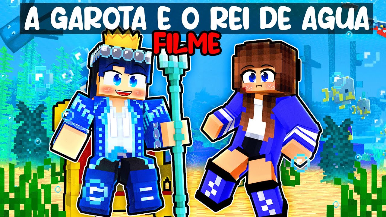 FILME: A GAROTA e o REI DE ÁGUA no Minecraft ◂Miika▸