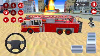 Real Fire Truck Driving Simulator - Mobil Pemadam Kebakaran Android Gameplay #1