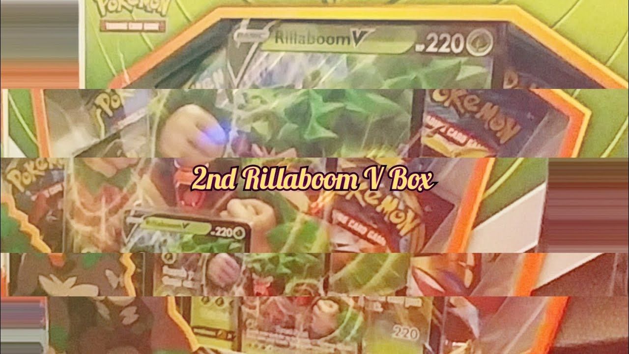 Pokémon Rillaboom V box - YouTube