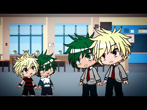 If Deku and Bakugou went to the future... (BkDk) | BakuDeku | BNHA | MHA | Gacha Skit | HinaGach