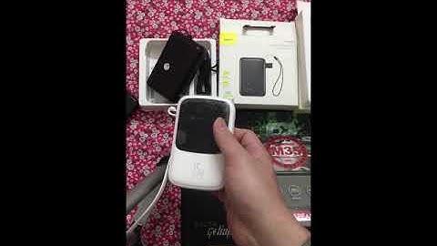 TEST SẠC DỰ PHÒNG SIÊU NHANH 3A-15W Chính hãng BaSeus