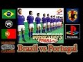 Winning Eleven 3 كرة القدم 99 ونينج اليفن البرازيل ضد البرتغال