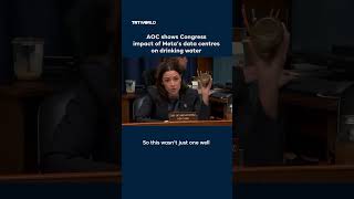 AOC shows Congress impact of Meta’s data centers on drinking water