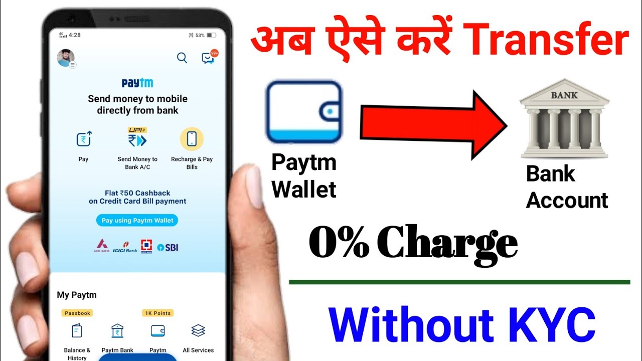 paytm wallet to bank transfer without kyc | paytm wallet to bank transfer | how to transfer money