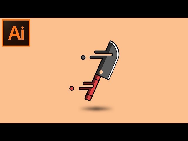 How to Make a Cool Looking Knife Illustration in Adobe Illustrator CC