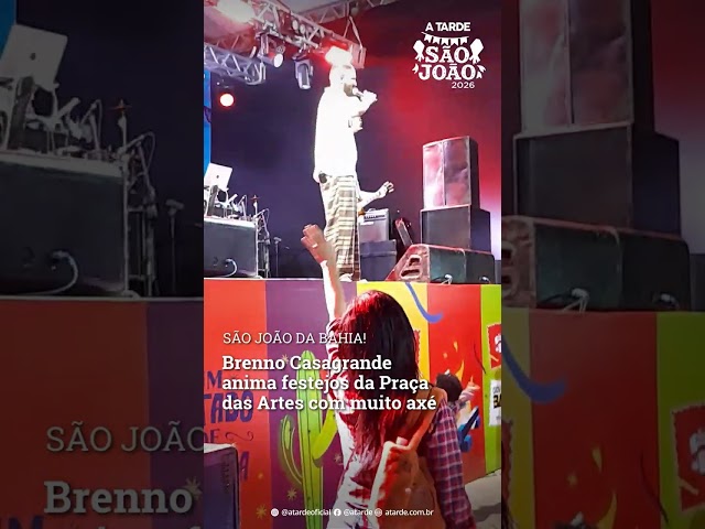 Brenno Casagrande anima festejos da Praça das Artes com muito axé