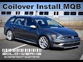 Solo-Werks S1 coilover install VW Alltrack mk7 @DIYorDie Tech Shop