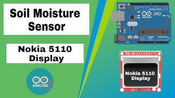 Soil Moisture Sensor With Nokia 5110 Display || Arduino Uno
