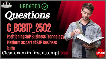 SAP C_BCBTP_2502 Certification Questions and Study Material [Latest]