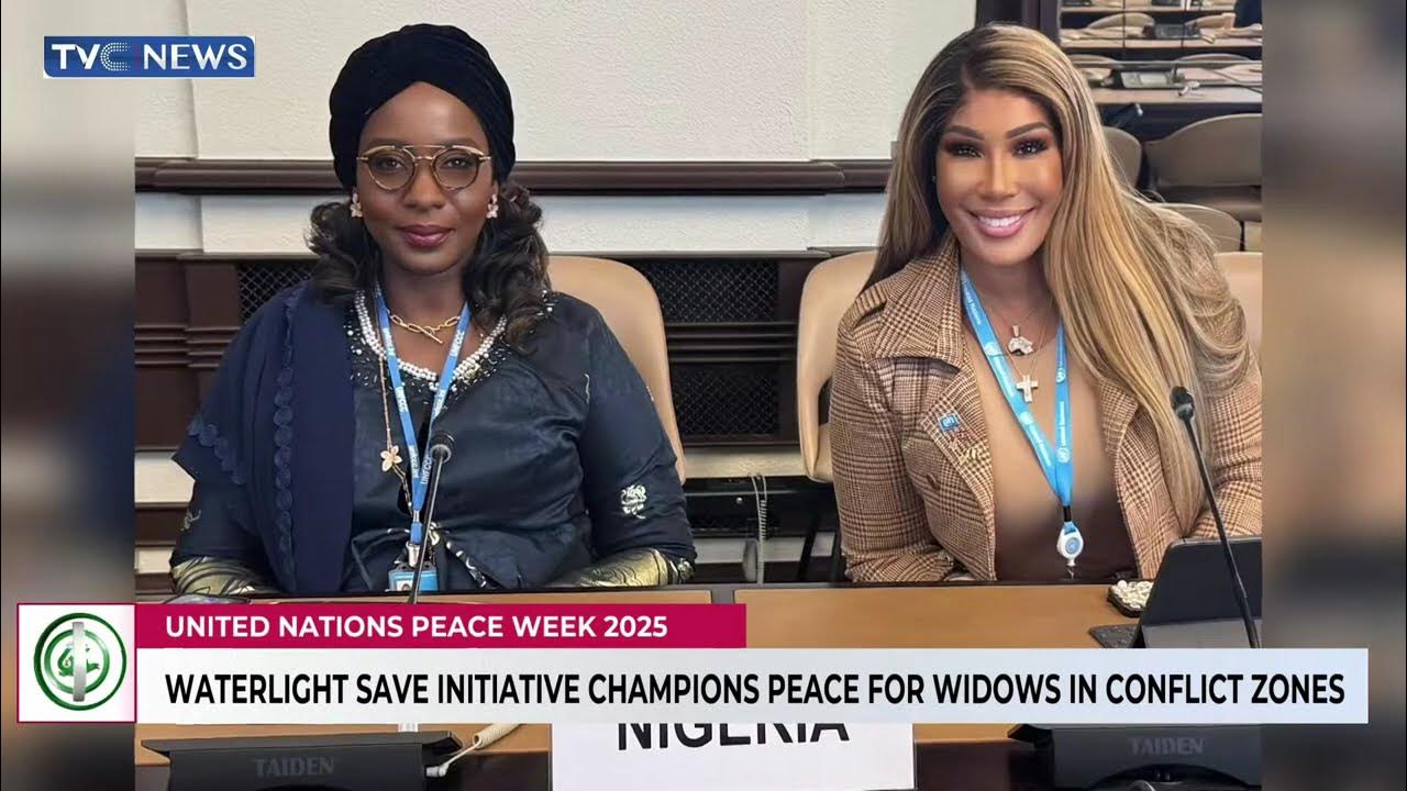 Waterlight Save Initiative Chapions Peace For Widows In Conflict Zones