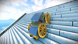 Lego Cars vs Steepest Stair #5 (BeamNG Drive)