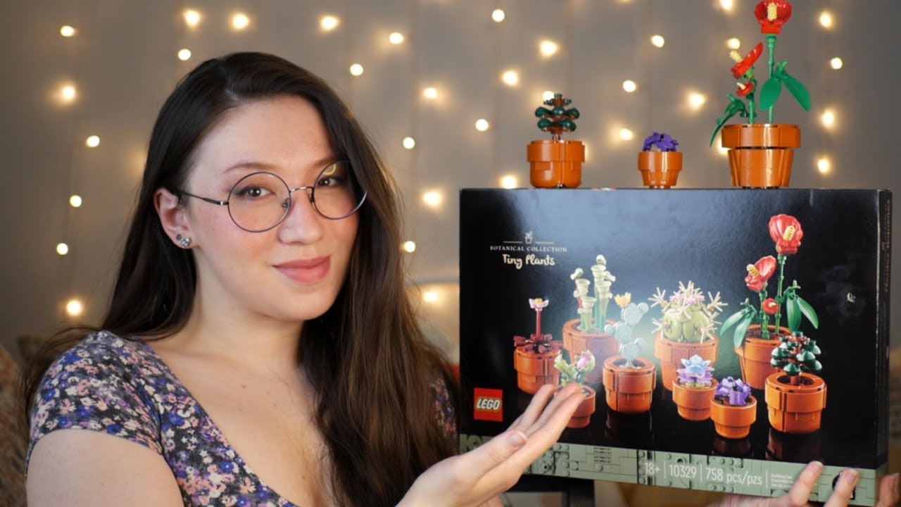 Lego ASMR 🌱 Building Tiny Lego Plants! 🌱 Binaural Soft Spoken Relaxation