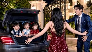 The CEO opens his trunk and finds three cute kids inside👶—they’re all his long-lost babies!🎇